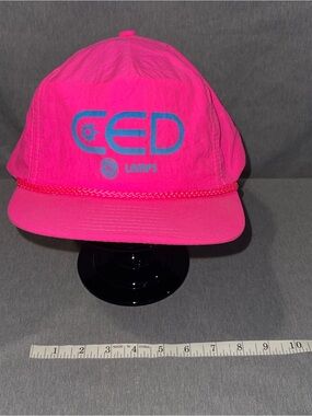 Vintage Neon Hot Pink CED Lamps Hat Nissin Consolidated Electrical Distributors